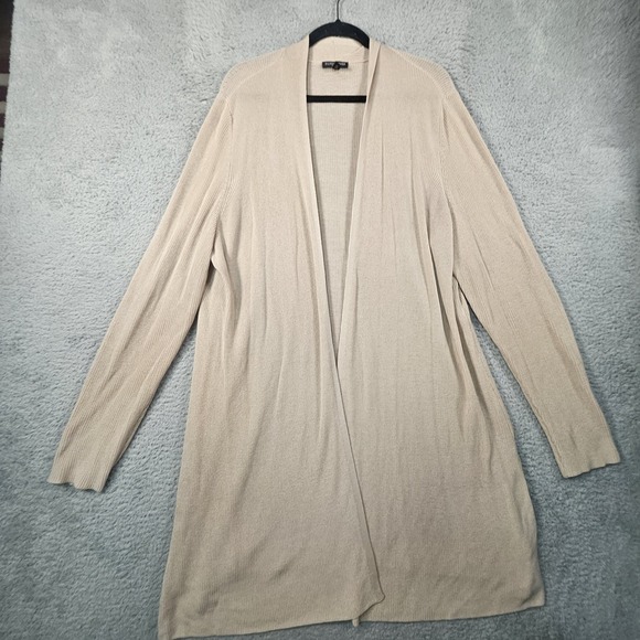 Eileen Fisher Knit Cardigan Womens 3X Minimalist Chic Luxury Classic Cozy READ!! - Picture 2 of 14